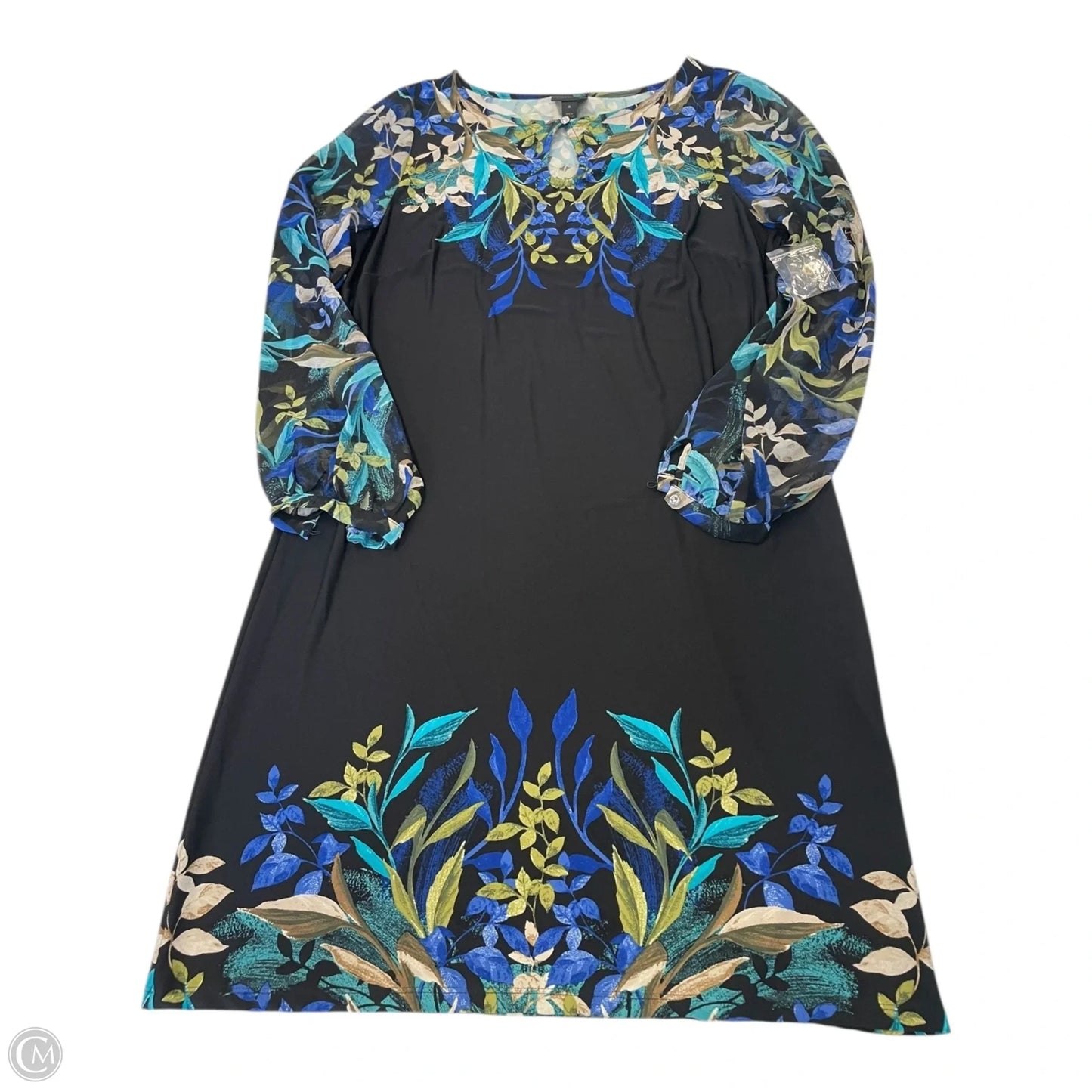 Dress Casual Short By Jm Collections In Floral Print, Size: M
