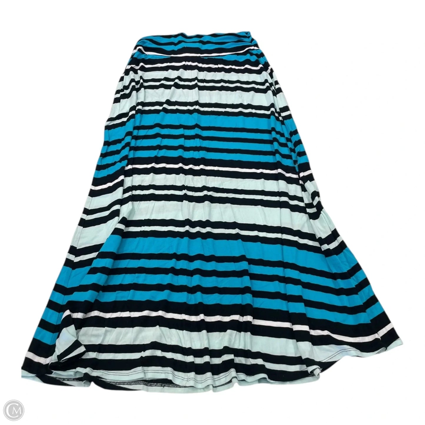 Skirt Maxi By Merona In Striped Pattern, Size: M