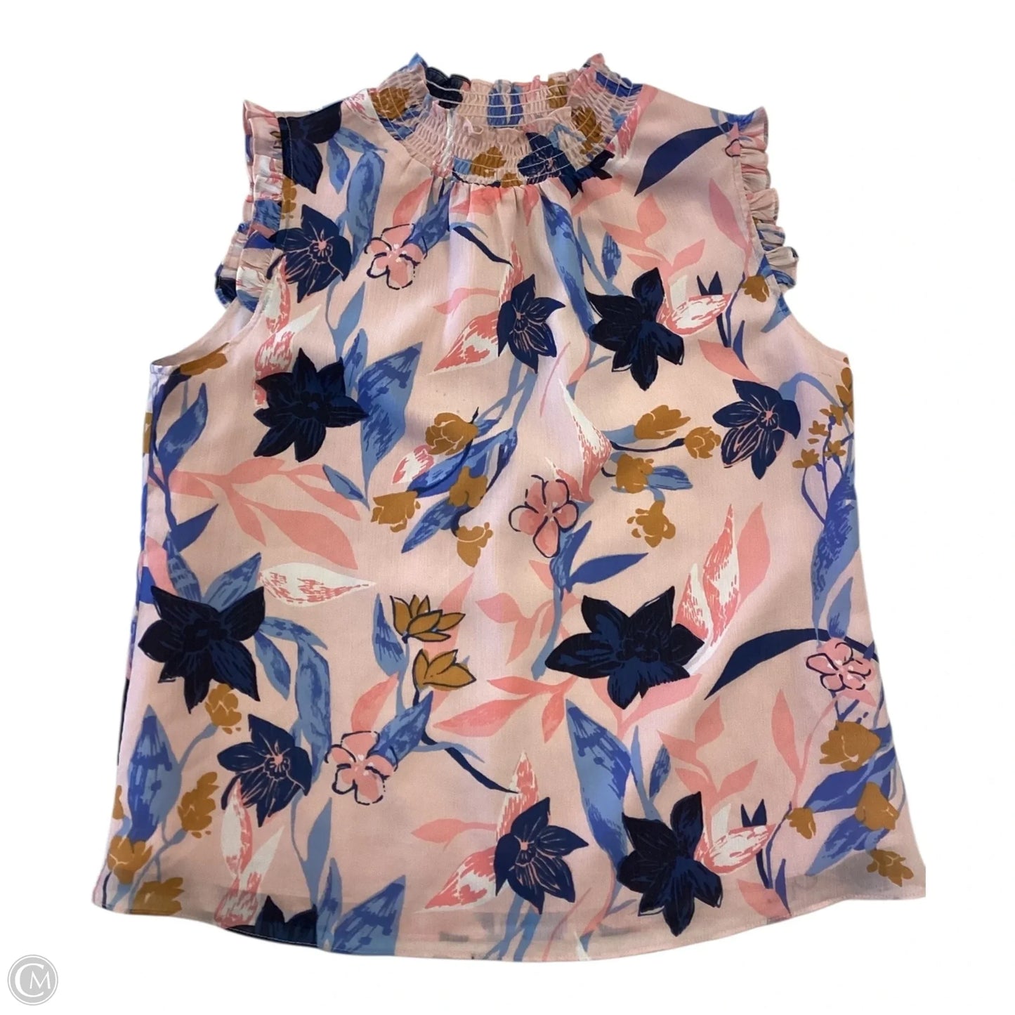 Top Sleeveless By J. Crew In Floral Print, Size: 6