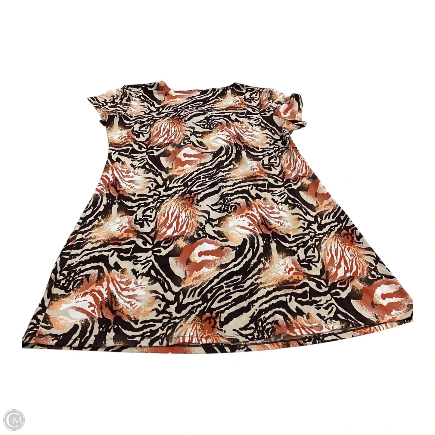 Dress Casual Short By Ruby Rd In Brown & Orange, Size: Lp