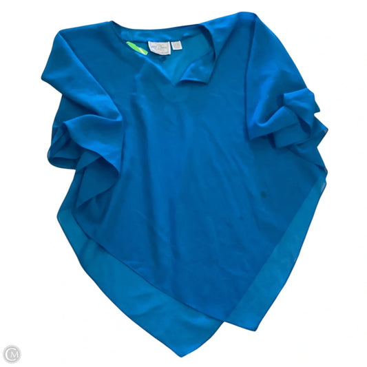 Top 3/4 Sleeve By Cmc In Blue, Size: Osfm