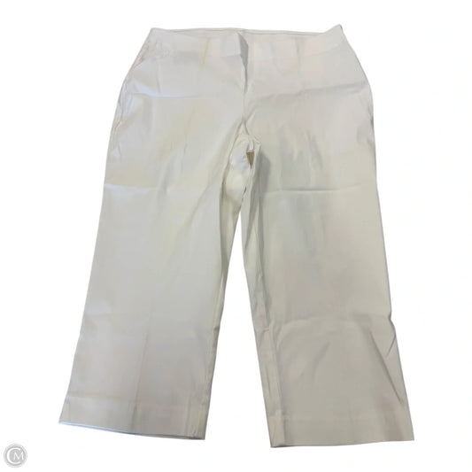 Capris By Chicos In White, Size: L
