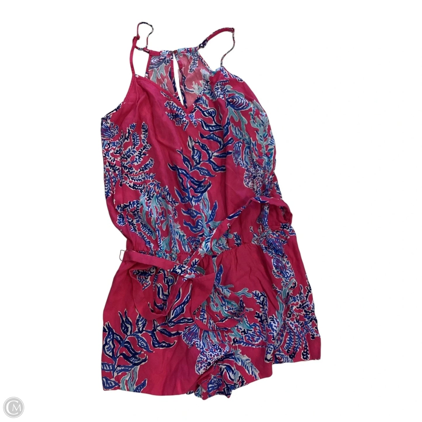 Romper Designer By Lilly Pulitzer In Pink, Size: S