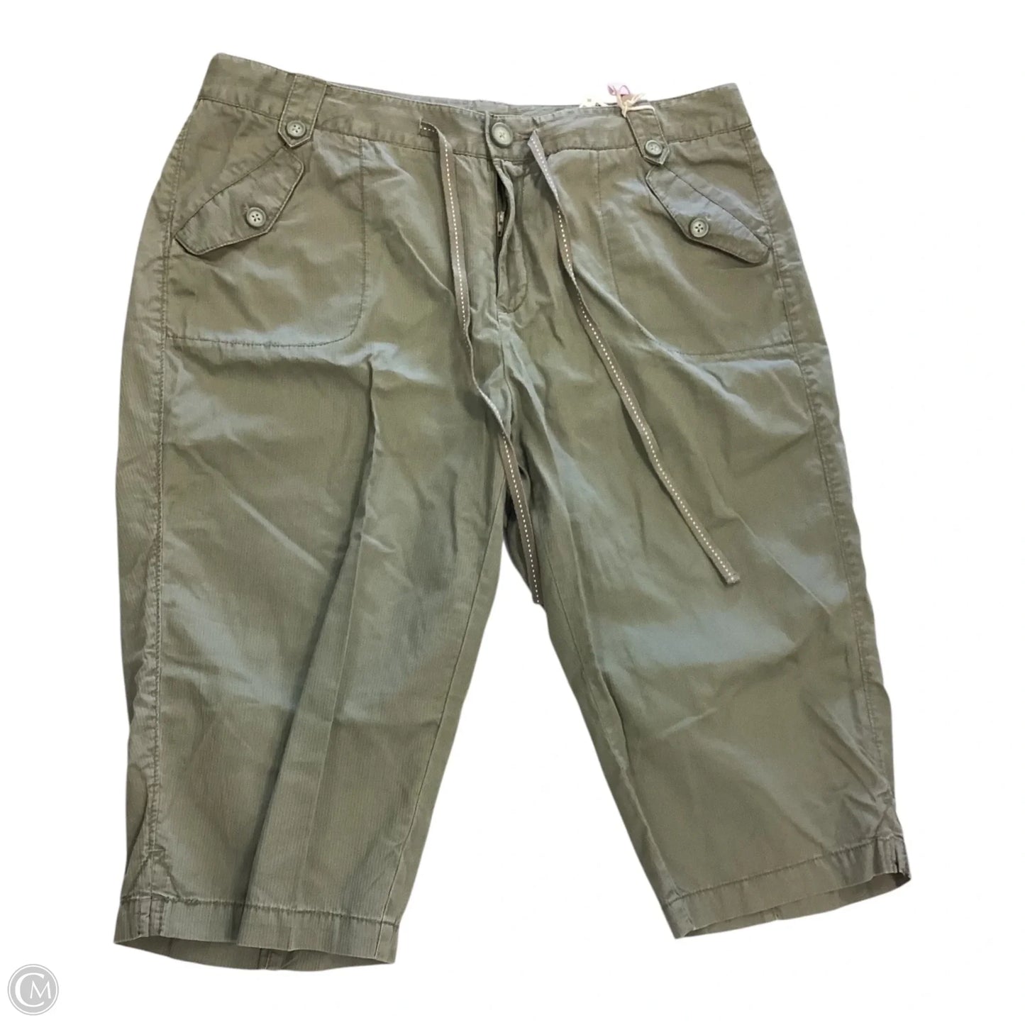 Capris By Dockers In Green, Size: 16