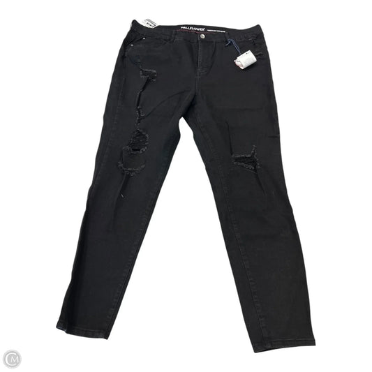 Jeans Skinny By Wallflower In Black, Size: 20