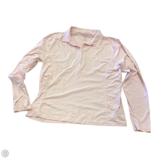 Top Long Sleeve By Cmc In Pink Print, Size: Xl