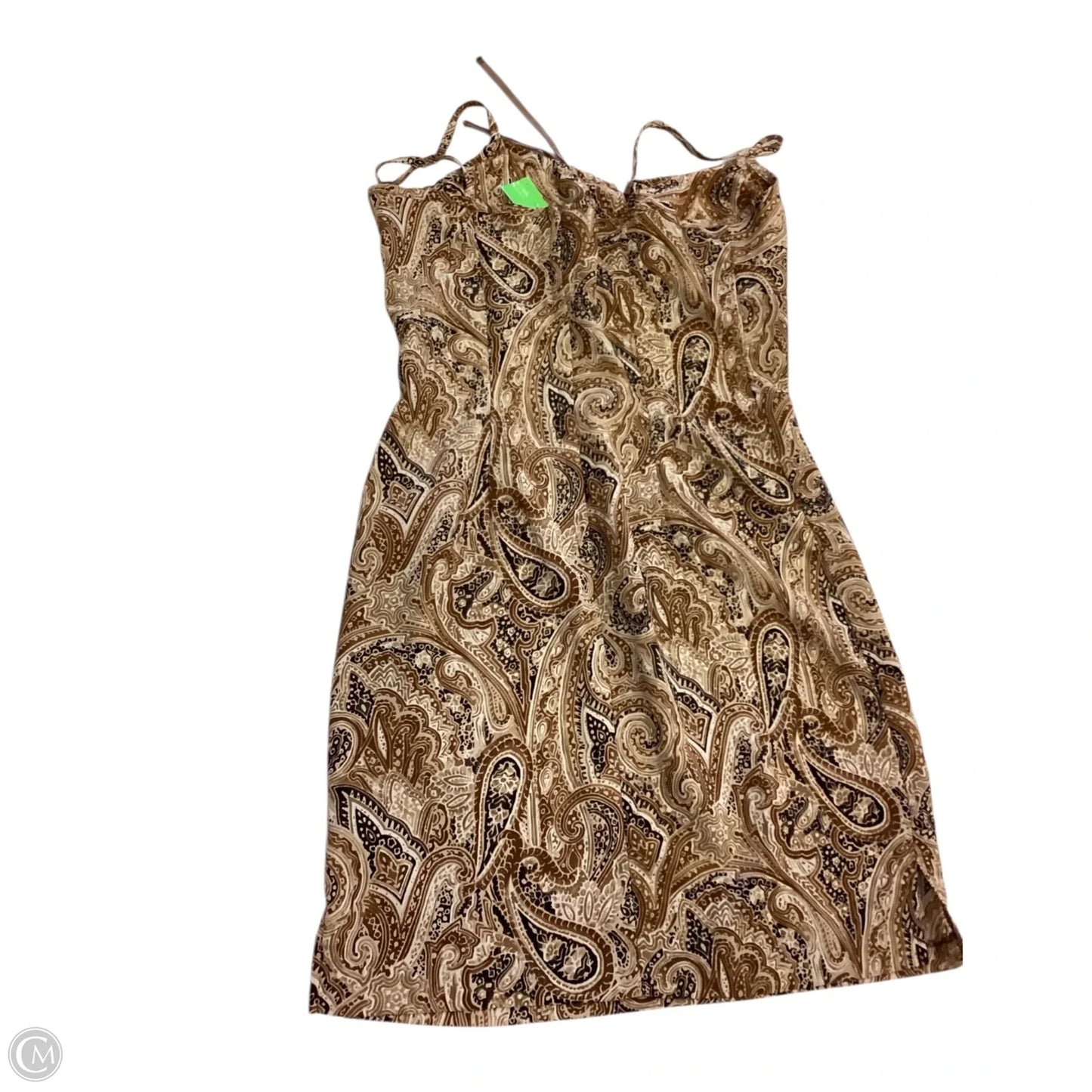 Dress Casual Short By My Michelle In Brown & Tan, Size: 12