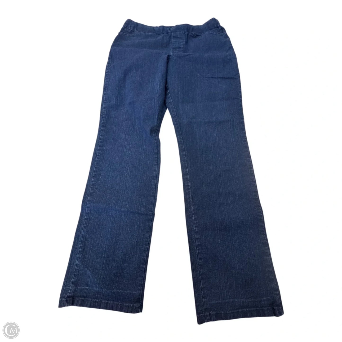 Jeans Straight By Chic In Blue, Size: 16