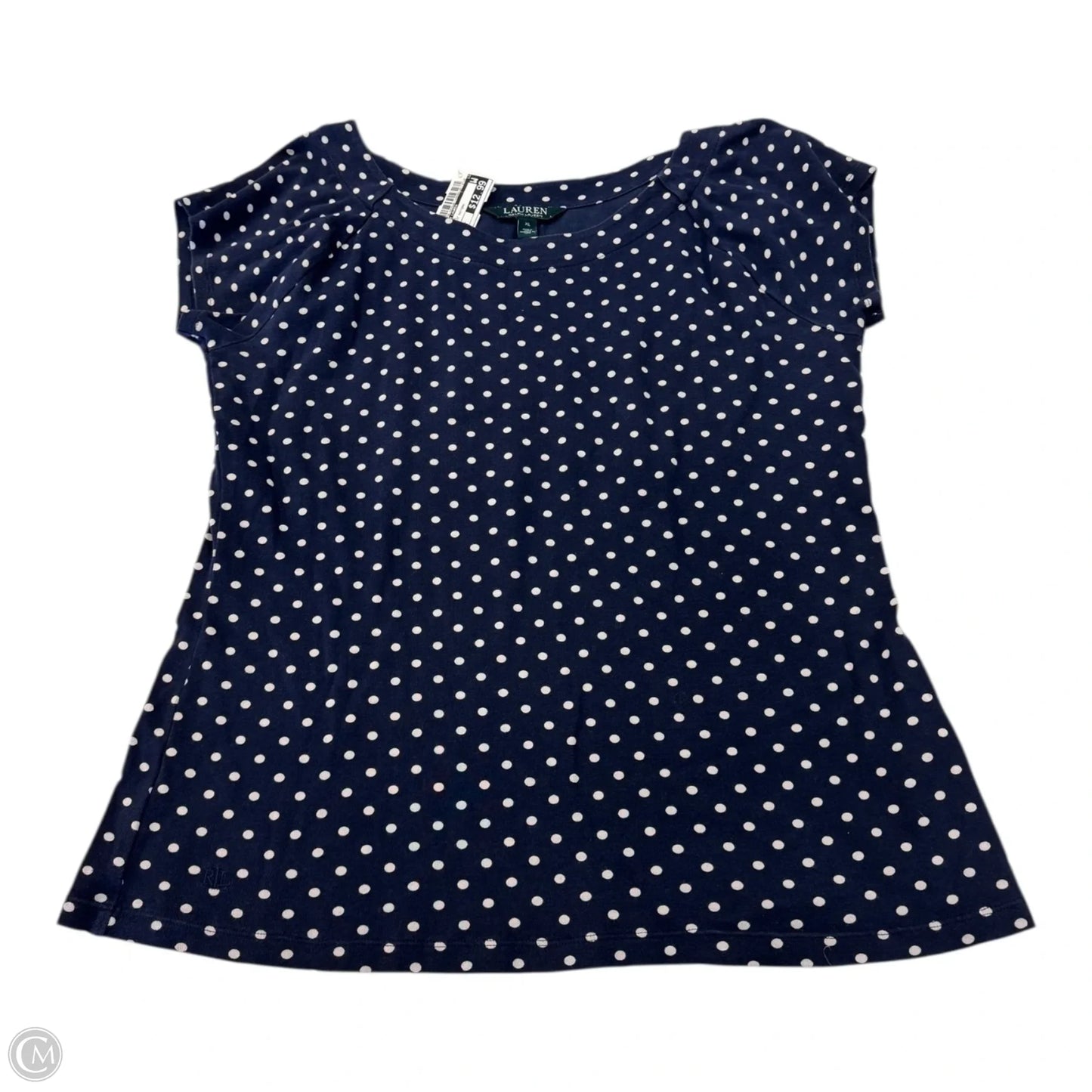 Top 3/4 Sleeve By Coral Bay In Striped Pattern, Size: Xl