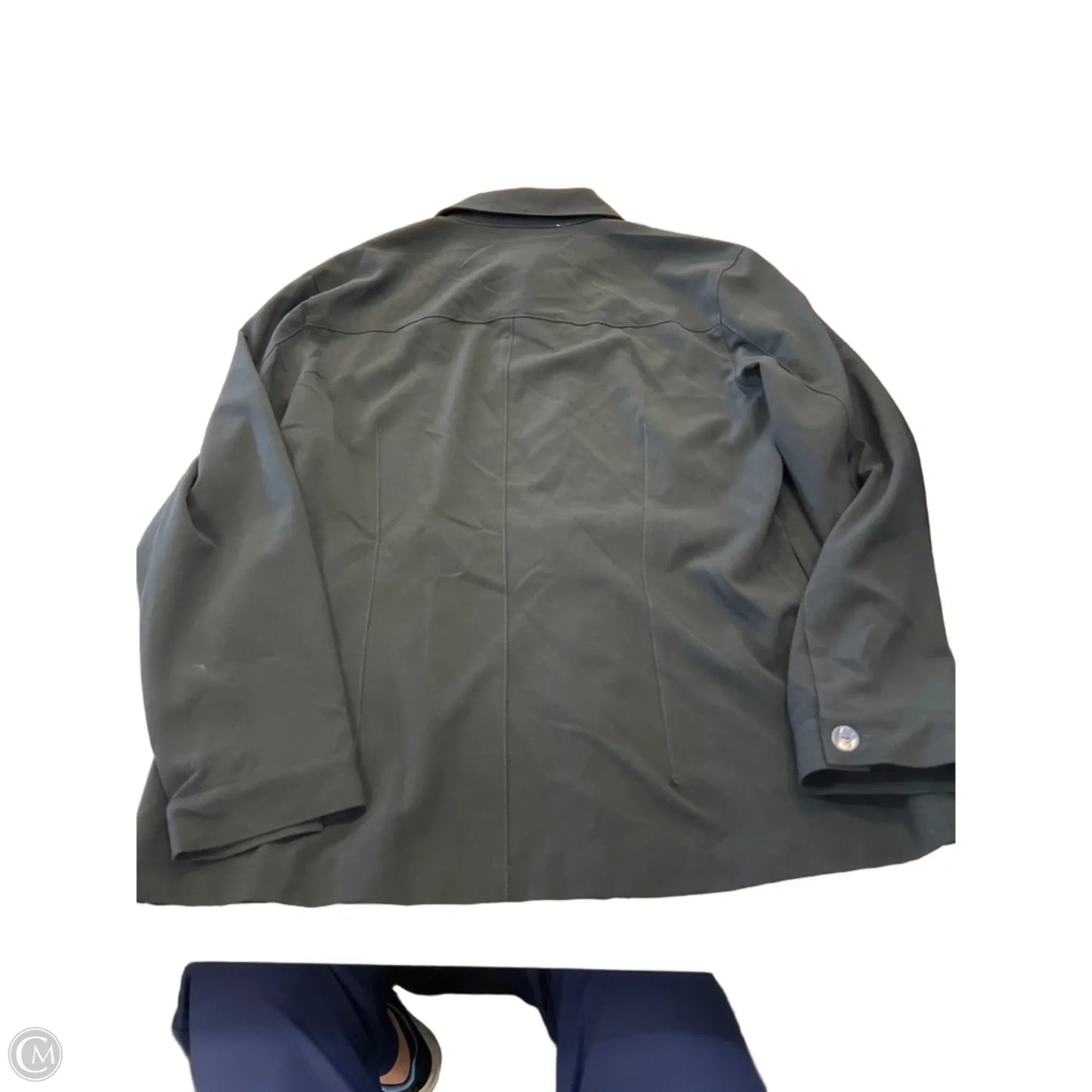 Jacket Shirt By Chicos In Black, Size: L