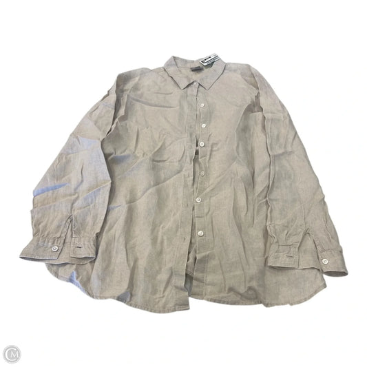 Top Long Sleeve By J. Jill In Tan, Size: Xl