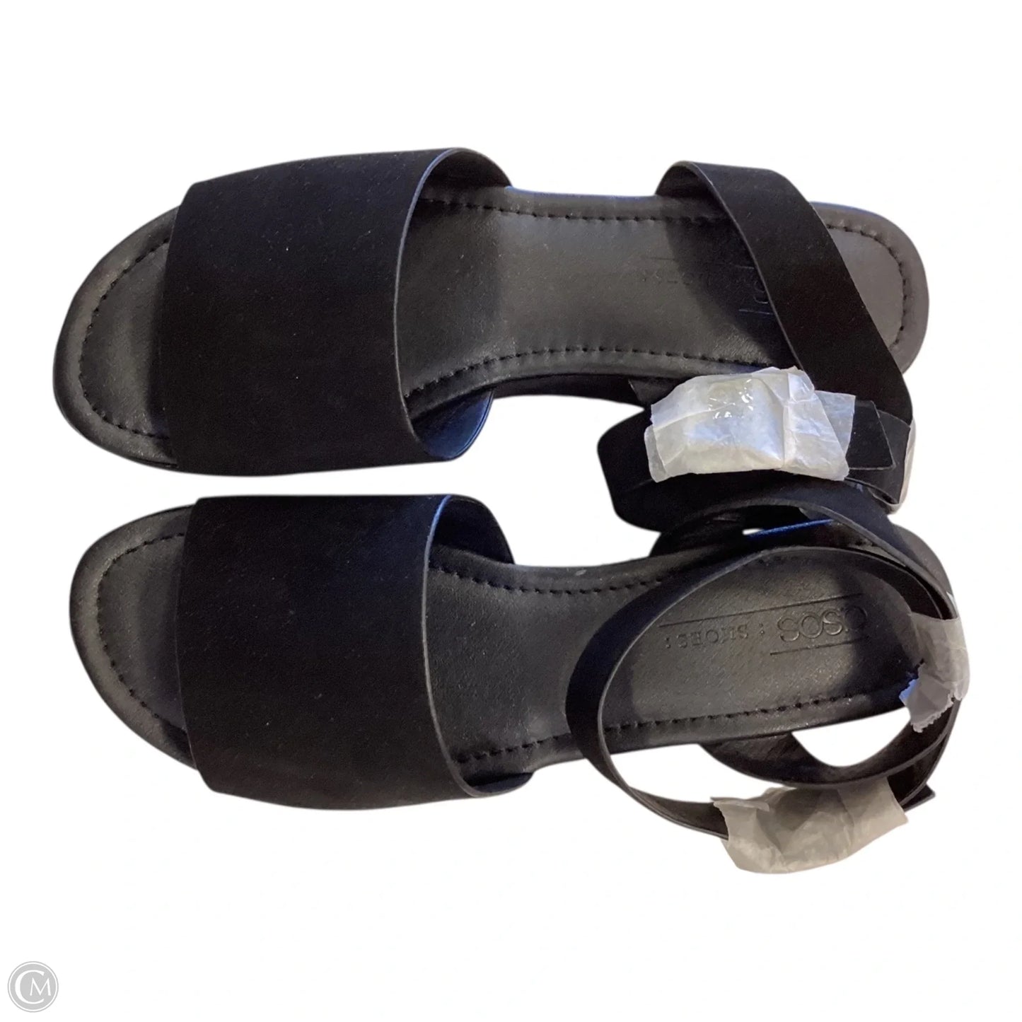 Shoes Heels Wedge By Asos In Black, Size: 5