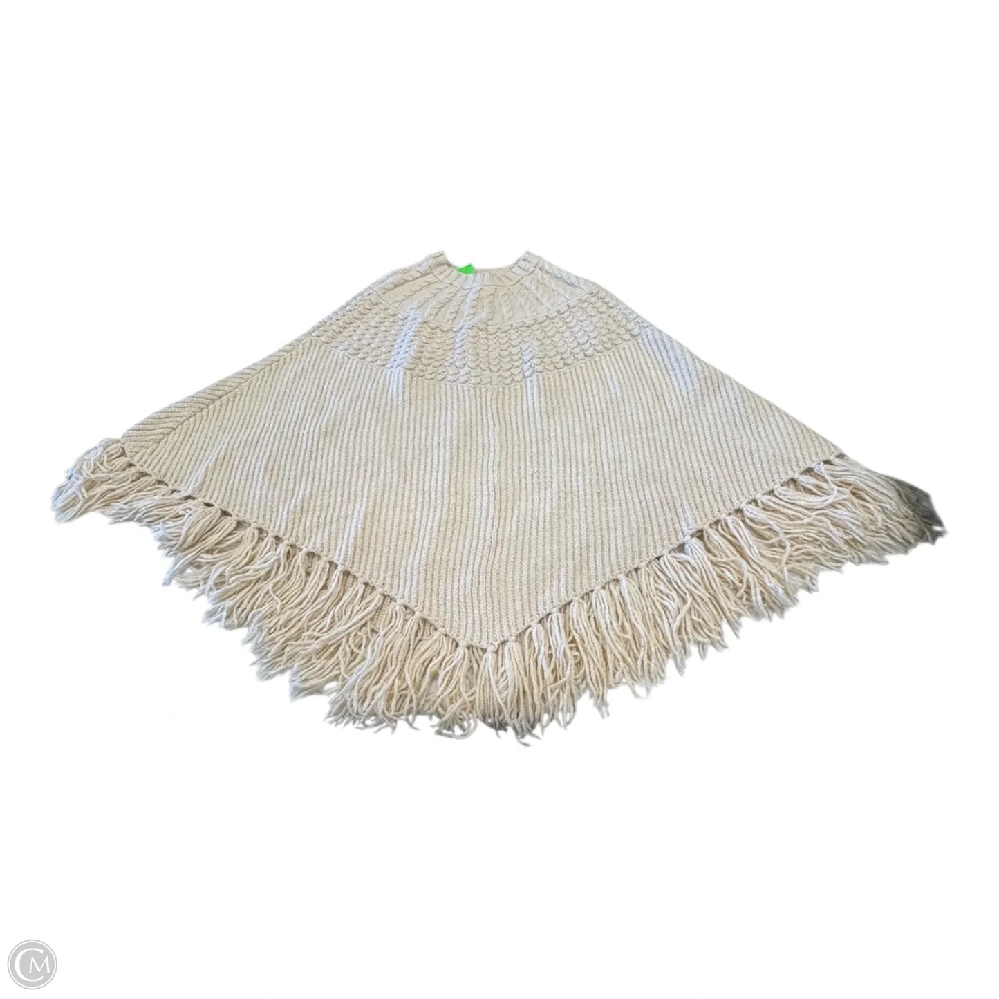 Poncho By Ana In Cream, Size: Osfm