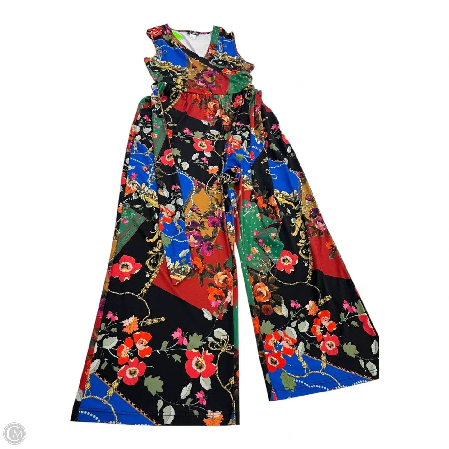 Jumpsuit By Venus In Floral Print, Size: L