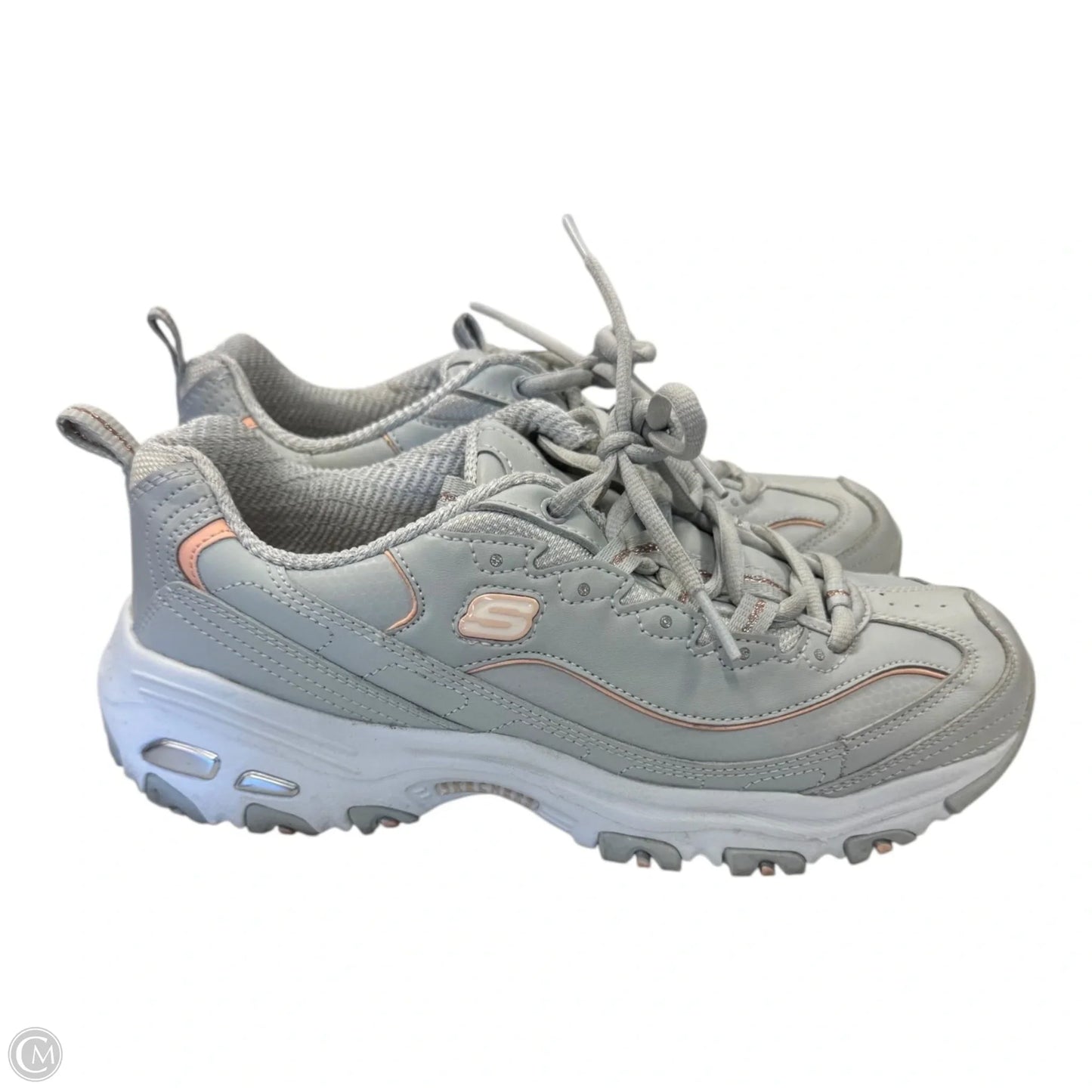 Shoes Hiking By Skechers In Grey, Size: 8