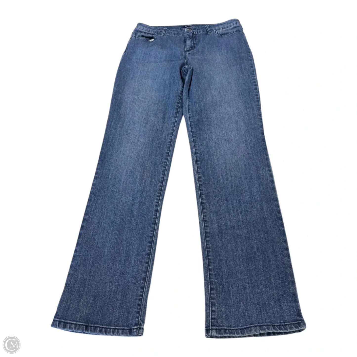 Jeans Straight By Bandolino In Blue, Size: 12