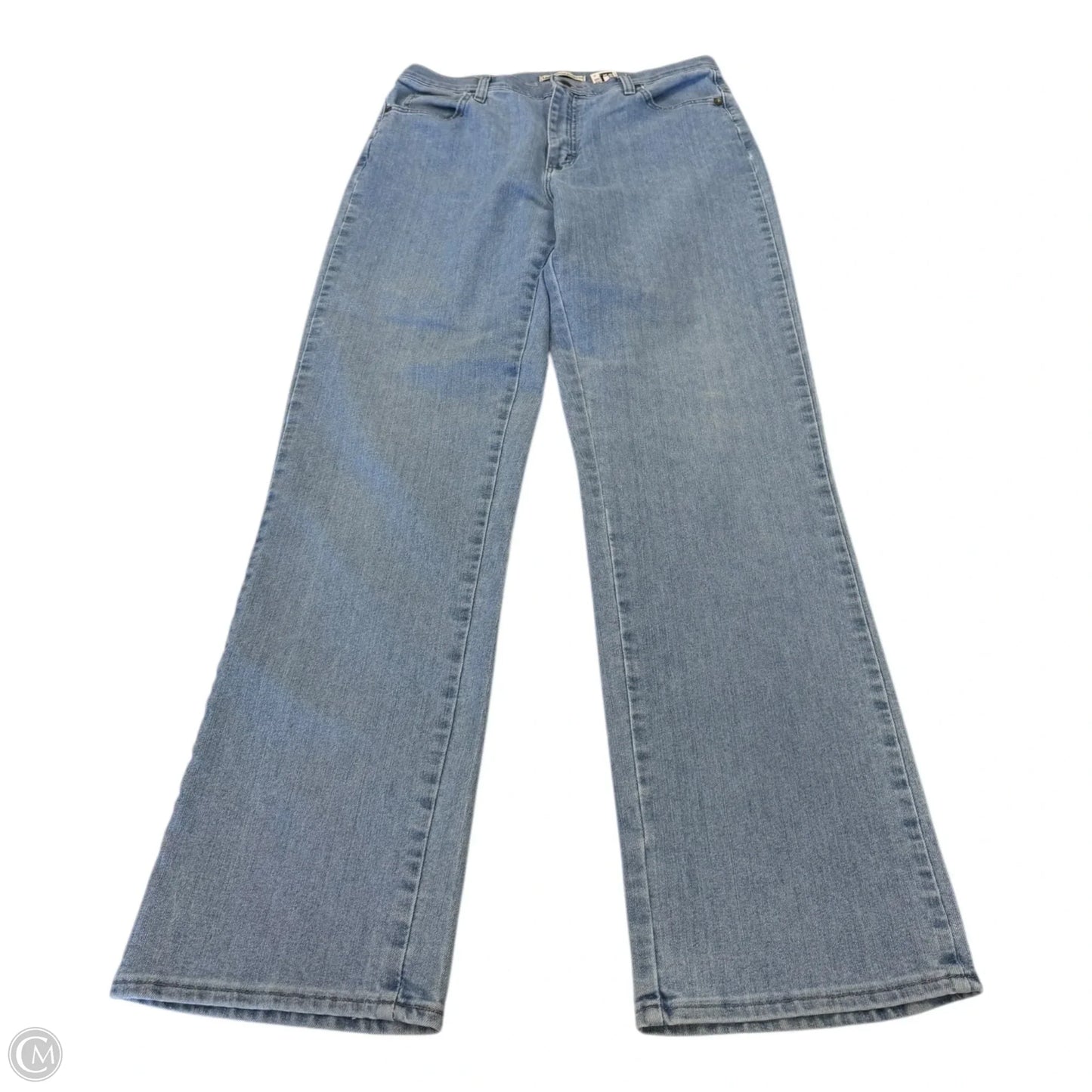 Jeans Straight By Lee In Blue, Size: 12