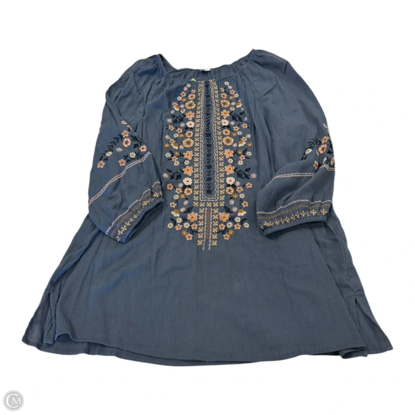 Top Long Sleeve By J. Jill In Grey, Size: M