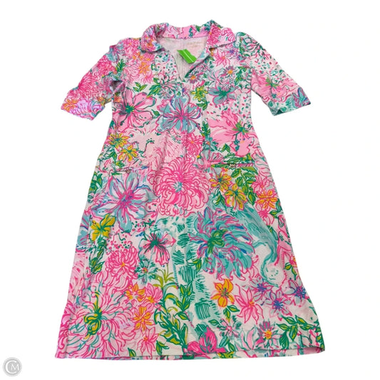 Dress Designer By Lilly Pulitzer In Floral Print, Size: Xxs