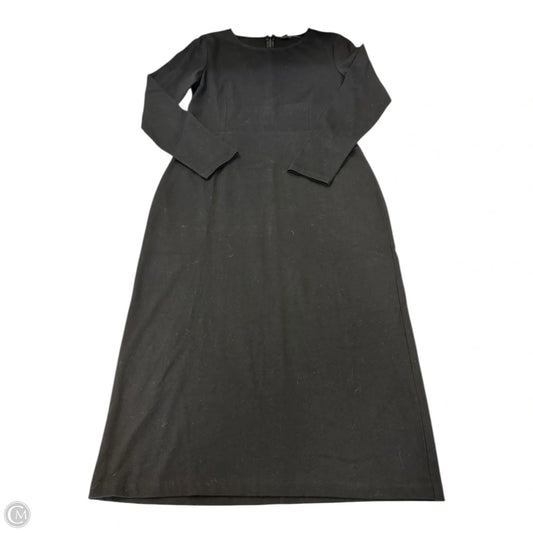 Dress Casual Midi By J. Crew In Black, Size: L