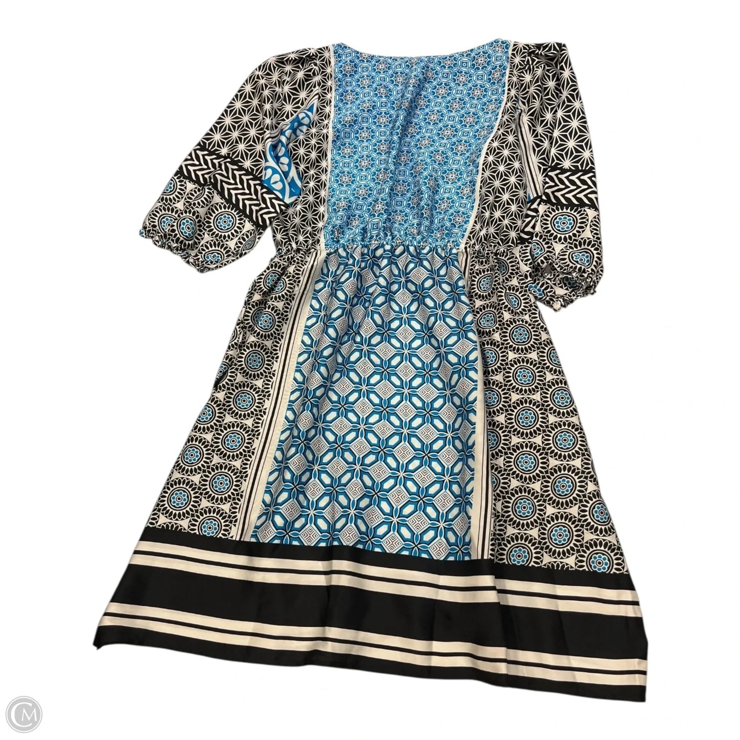 Dress Casual Short By Loft In Black & Blue, Size: S