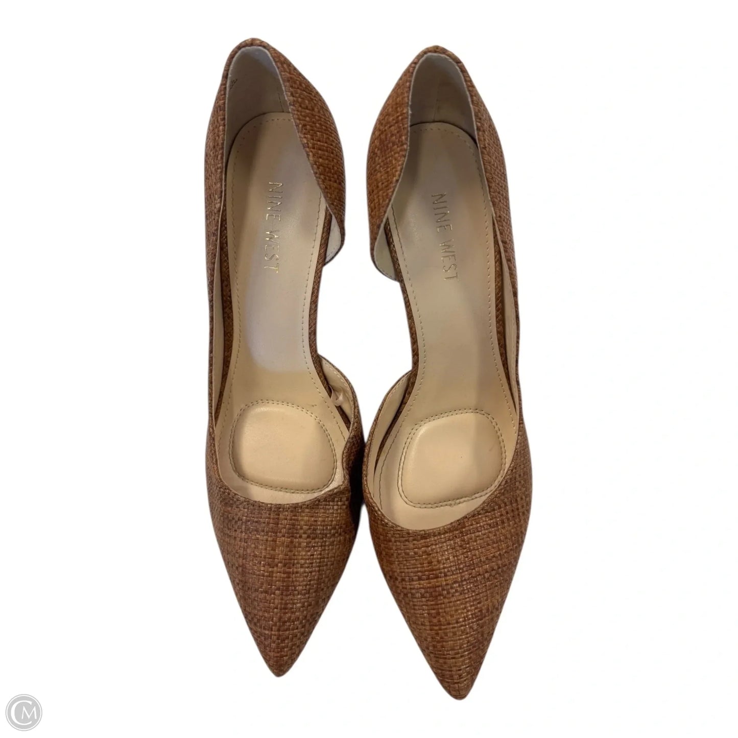 Shoes Heels Stiletto By Nine West In Brown, Size: 8.5