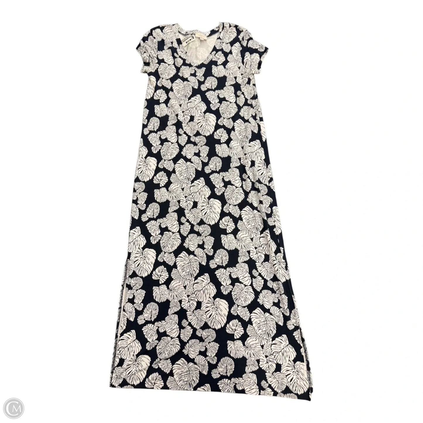 Dress Casual Maxi By Loft In Black & White, Size: S