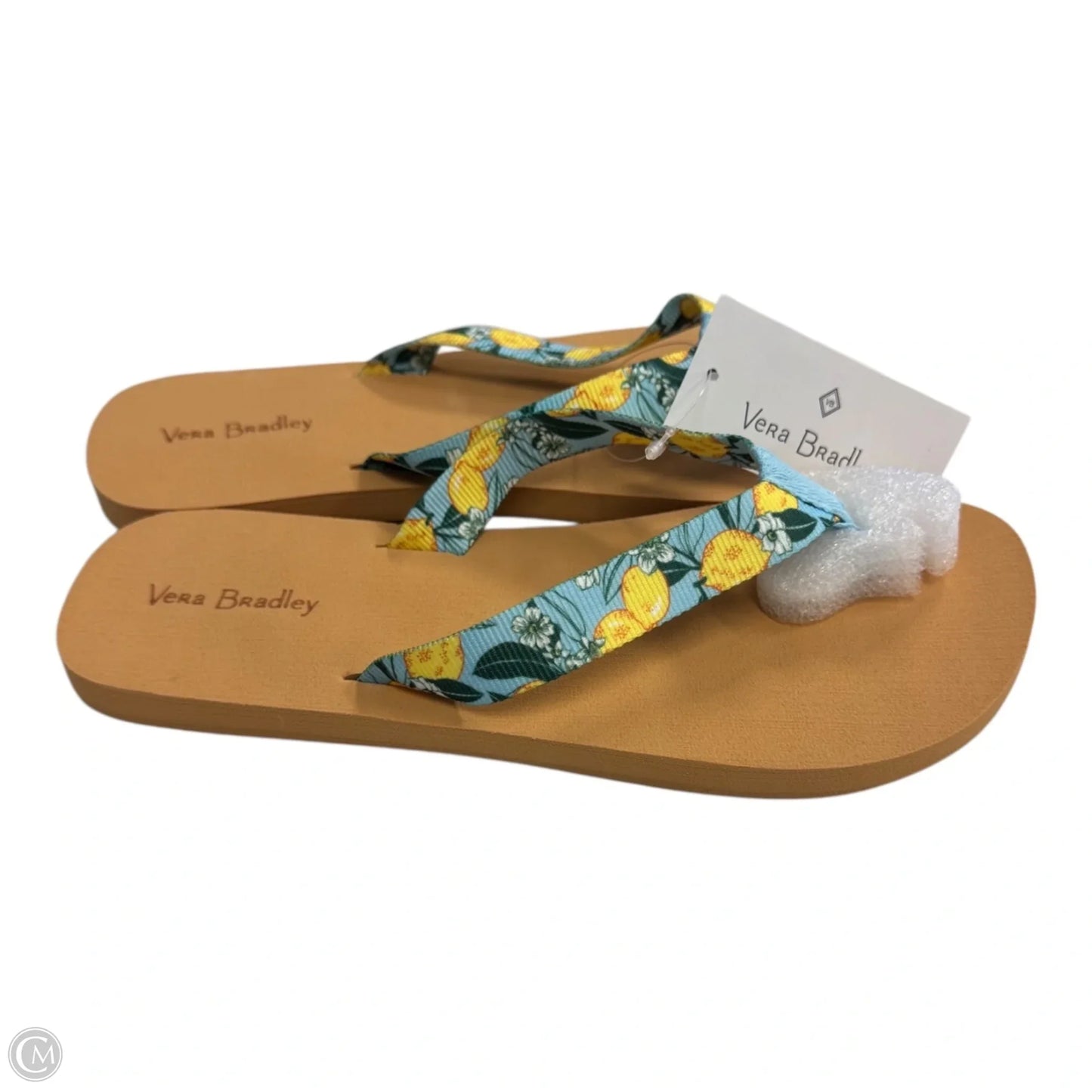 Sandals Flip Flops By Vera Bradley In Blue, Size: 9.5