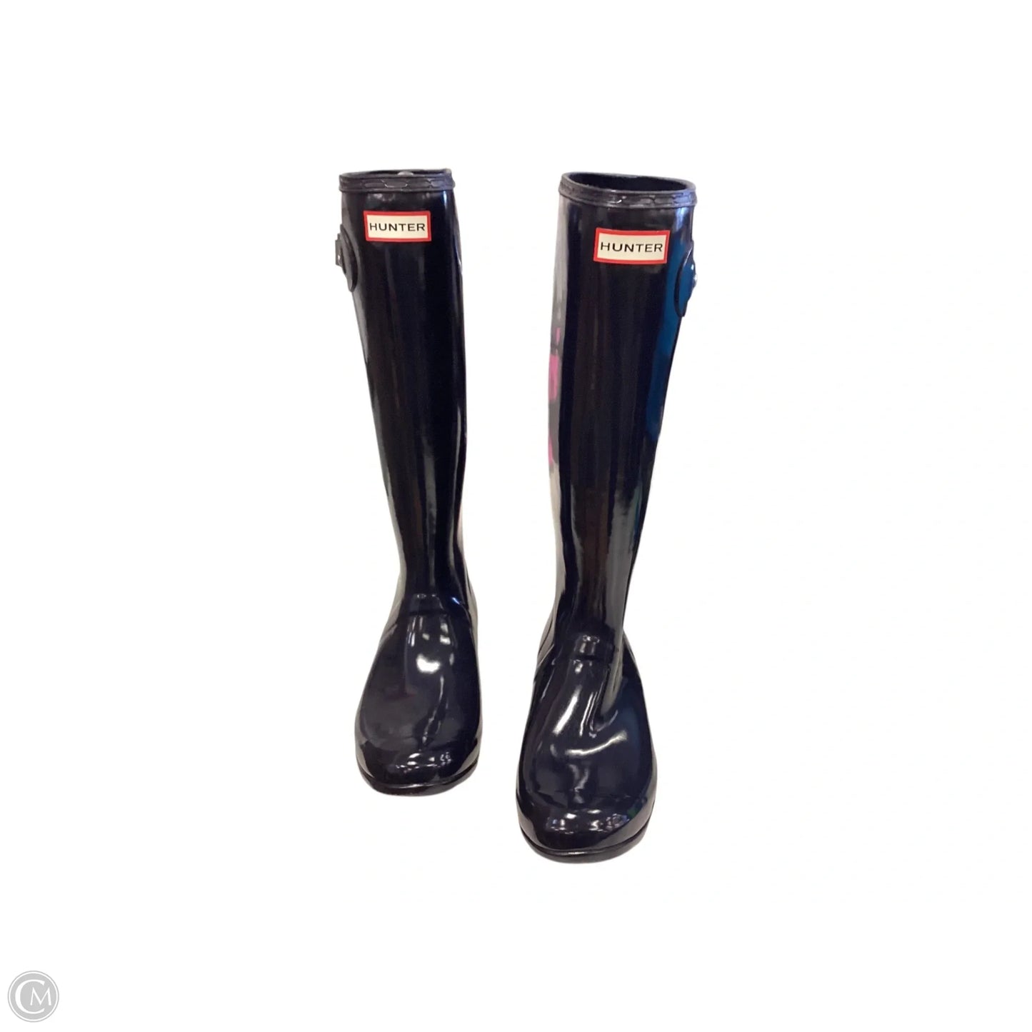 Boots Knee Flats By Hunter In Navy, Size: 9