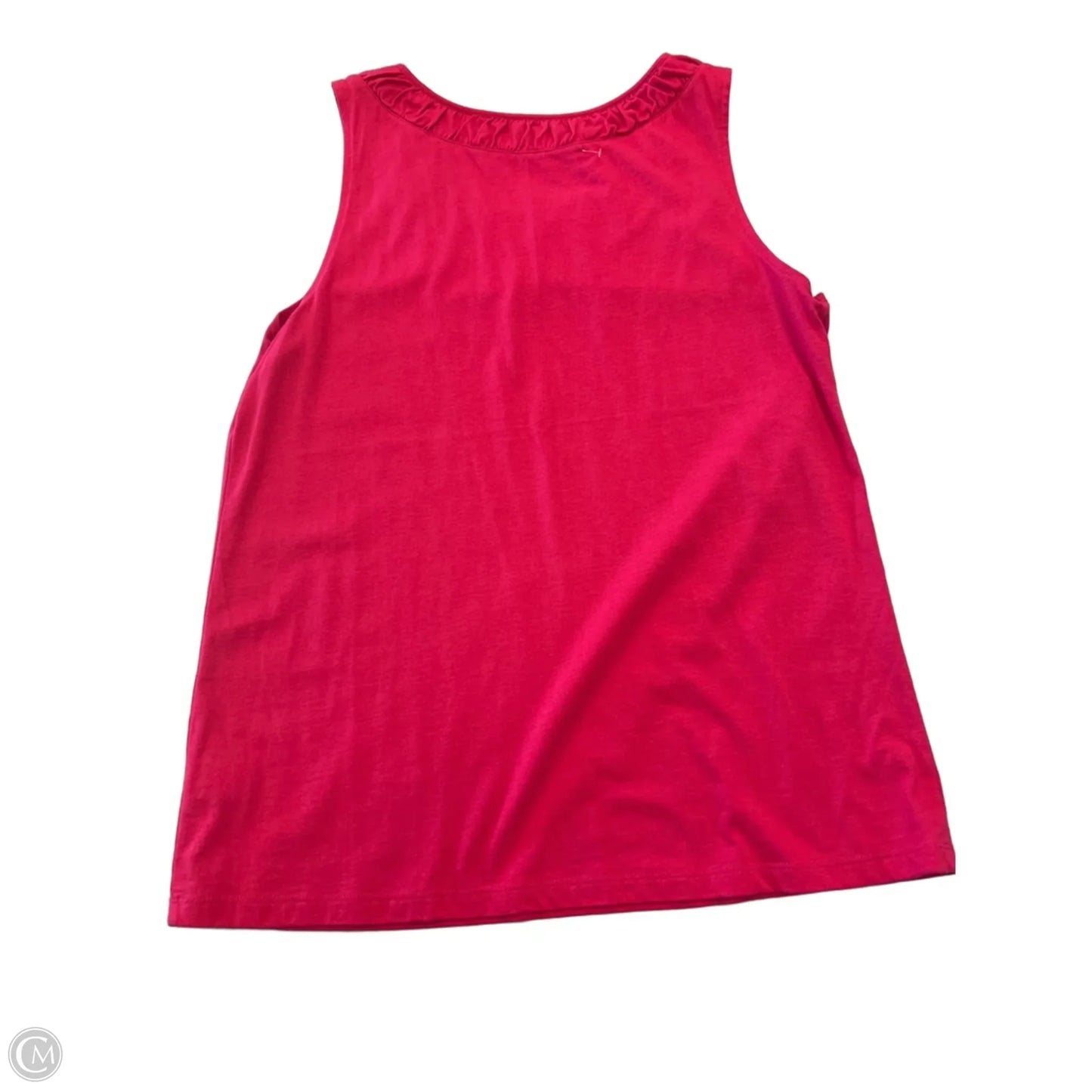 Top Sleeveless By Talbots In Plaid Pattern, Size: M