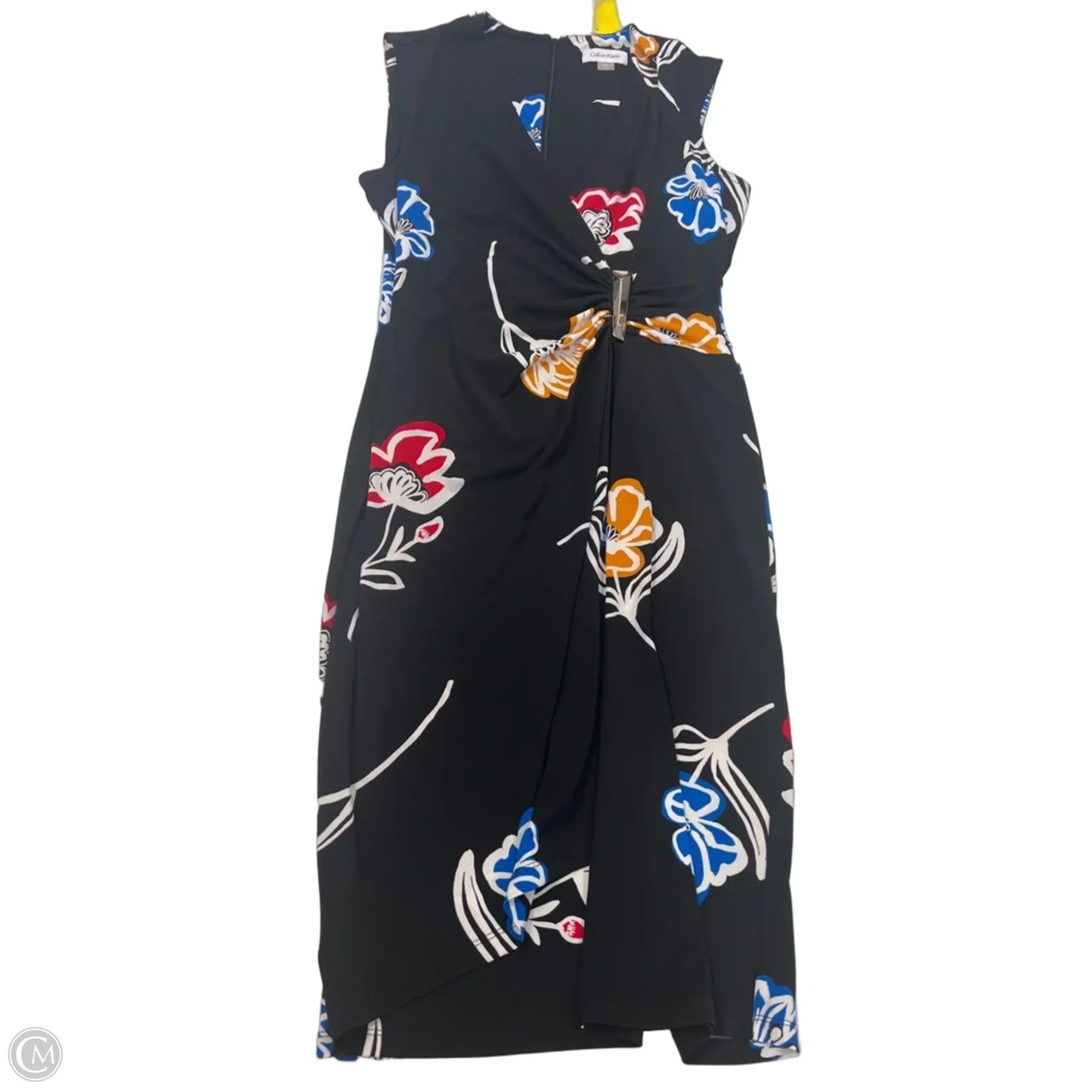 Dress Casual Short By Calvin Klein In Floral Print, Size: 8