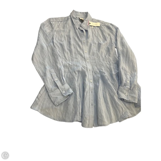 Top Long Sleeve By Maeve In Blue, Size: Xs