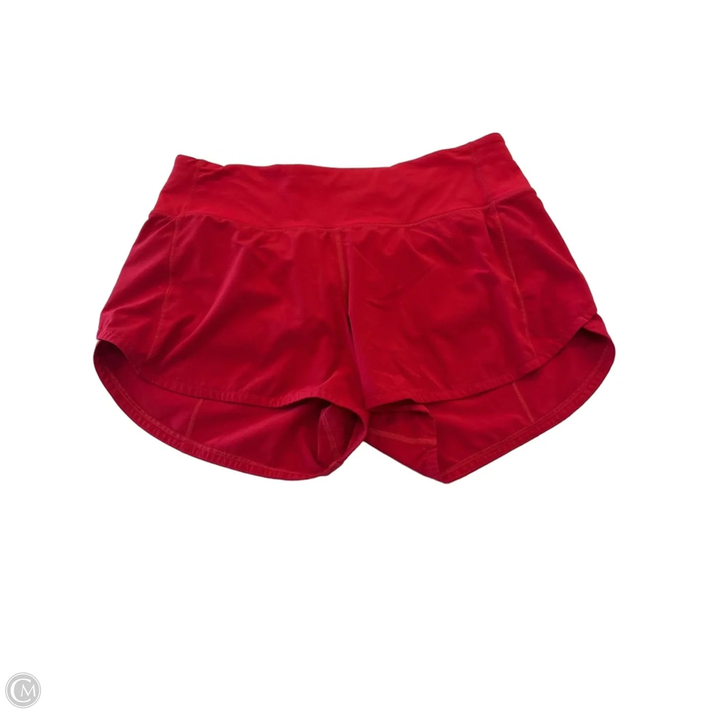 Athletic Shorts By Lululemon In Red, Size: 6