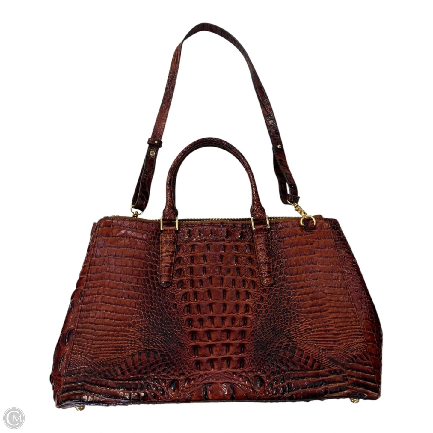Handbag Designer By Brahmin, Size: Large