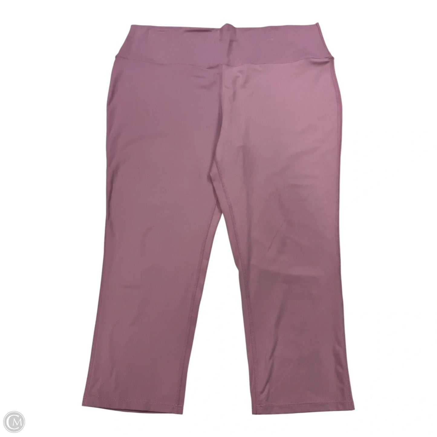 Athletic Capris By Clothes Mentor In Pink, Size: Xl