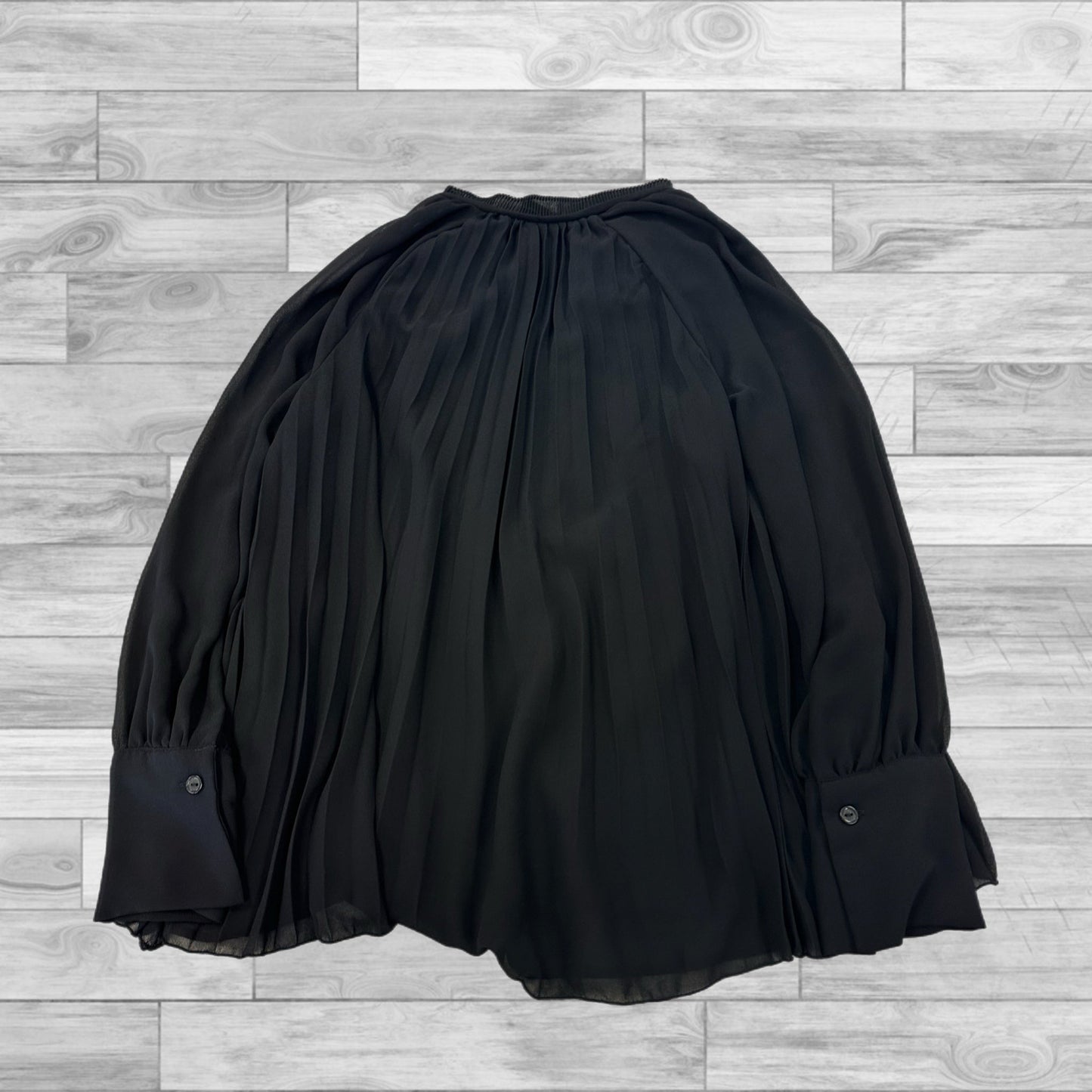 Top Long Sleeve By H&m In Black, Size: Xs