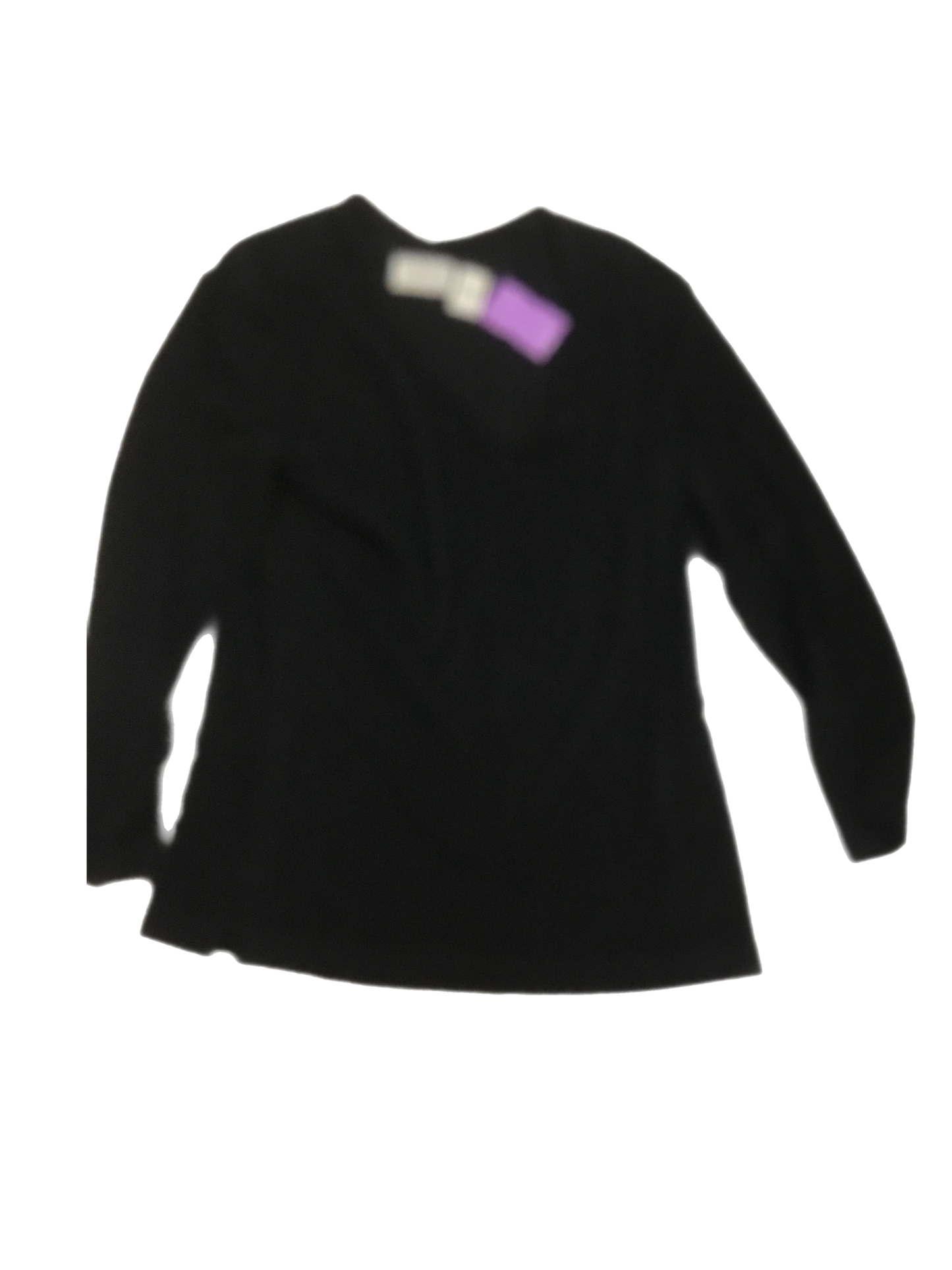 Top Long Sleeve By Chicos In Black, Size: 0