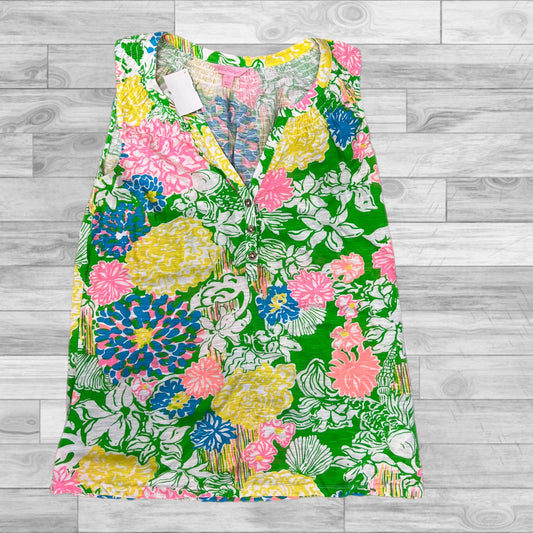 Top Sleeveless Designer By Lilly Pulitzer In Multi-colored, Size: M