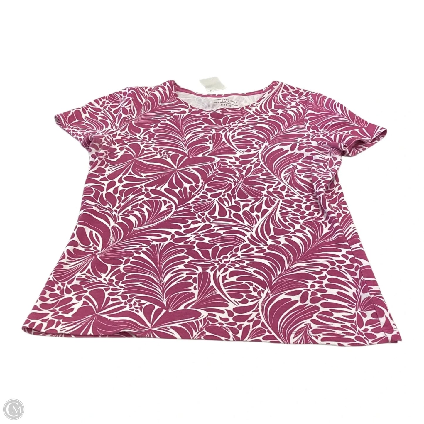 Top Short Sleeve By Charter Club In Purple, Size: Sp