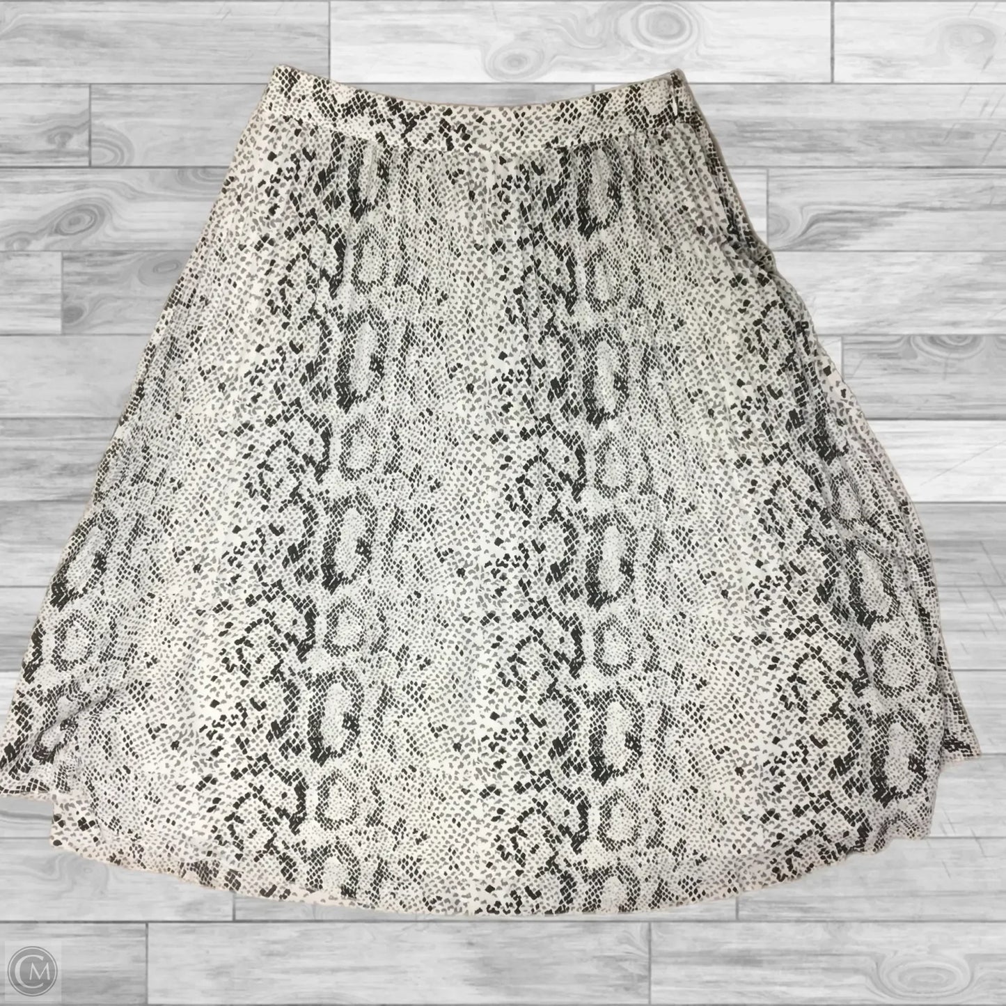 Skirt Maxi By J. Crew In Black & Cream, Size: 6