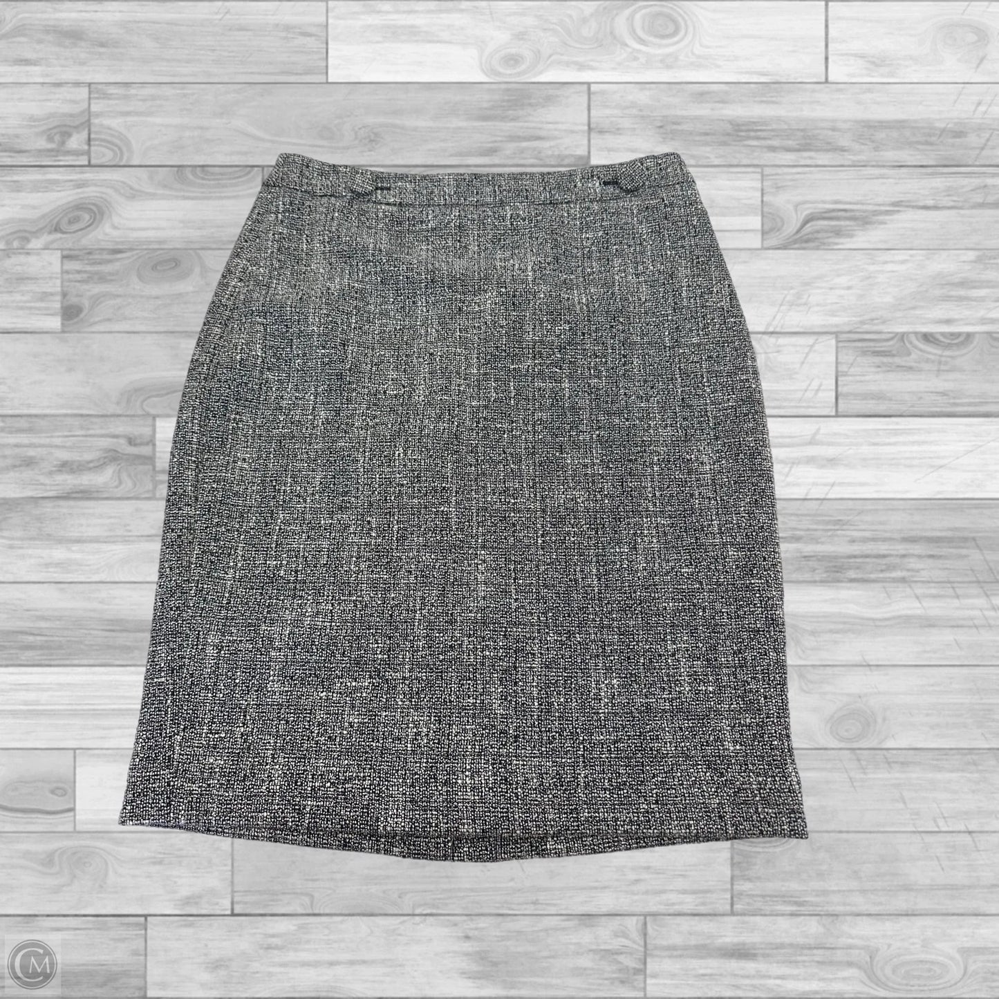 Skirt Mini & Short By Ann Taylor In Black & Cream, Size: 6