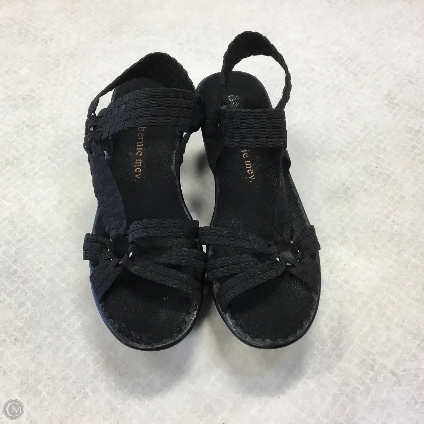 Sandals Heels Block By Bernie Mev In Black, Size: 6