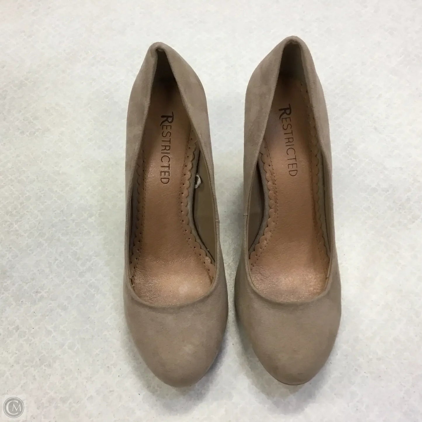 Shoes Heels Block By Restricted In Tan, Size: 7