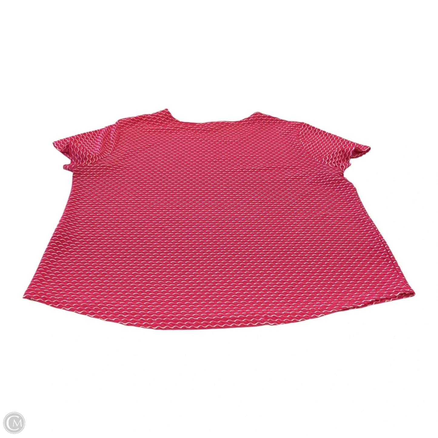 Top Short Sleeve By Chicos In Pink, Size: Xl