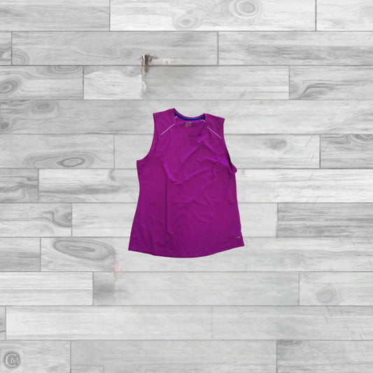 Top Sleeveless By Champion In Purple, Size: Xxl