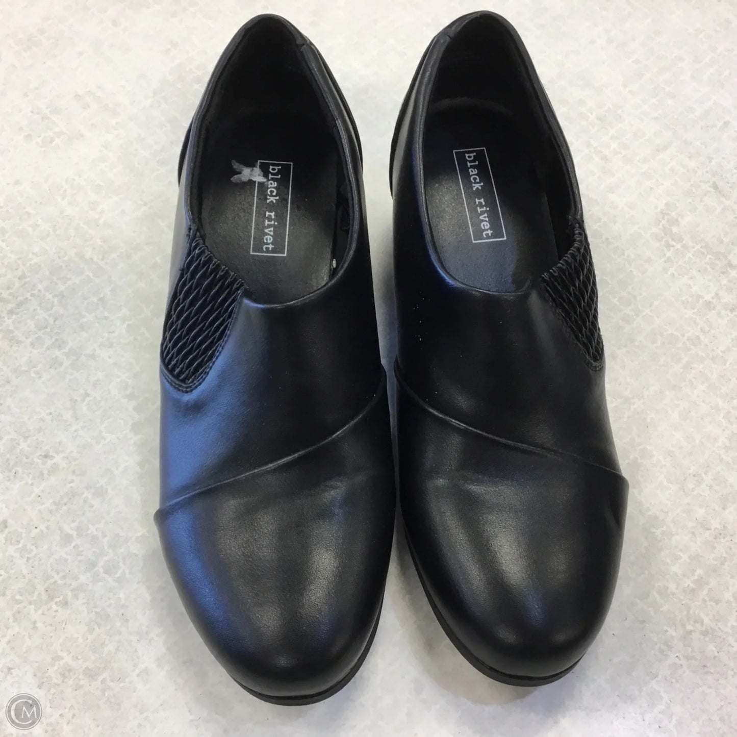 Shoes Heels Block By Black Rivet In Black, Size: 8