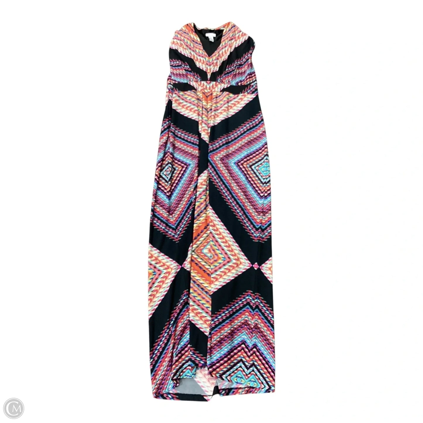Dress Casual Maxi By Chicos In Multi-colored, Size: L