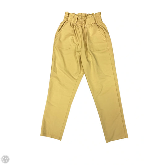 Pants Cropped By Grace Karin In Yellow, Size: M