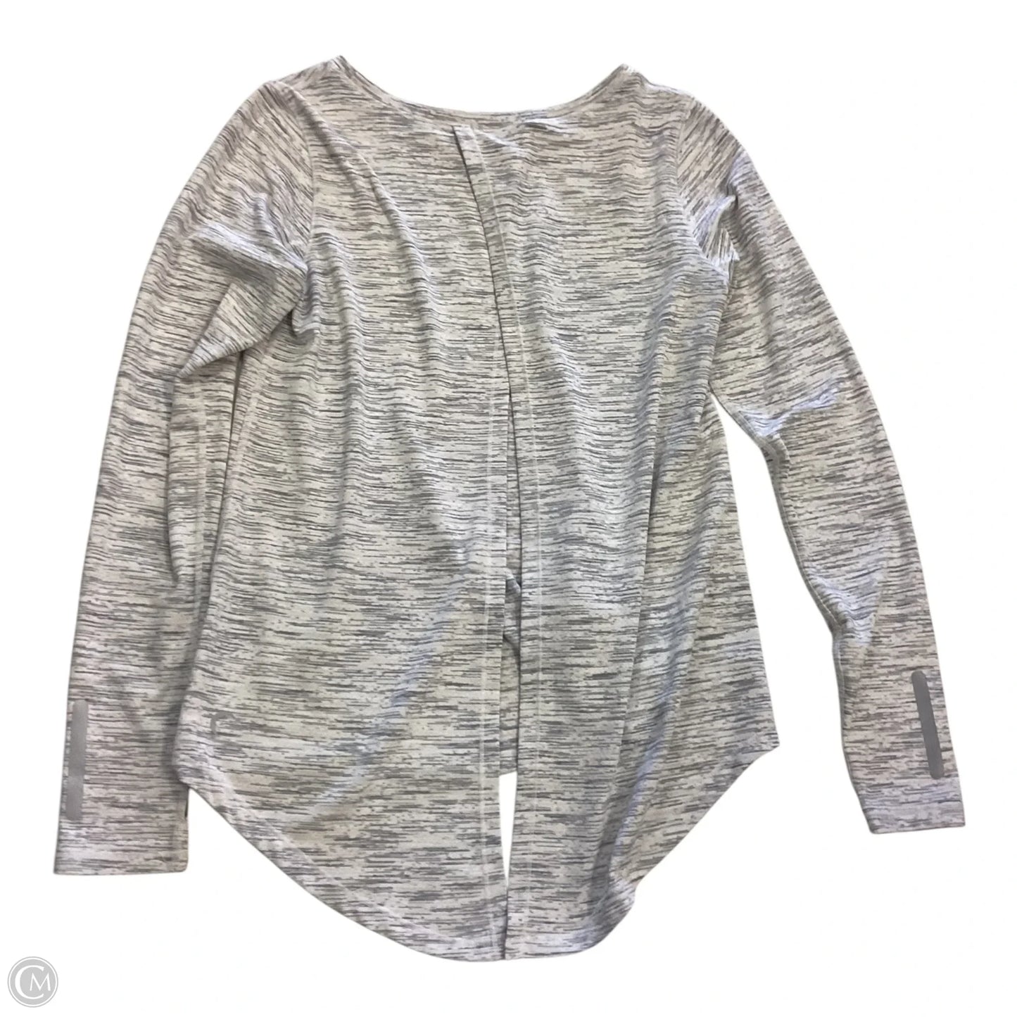 Top Long Sleeve By Zyia In Grey, Size: S