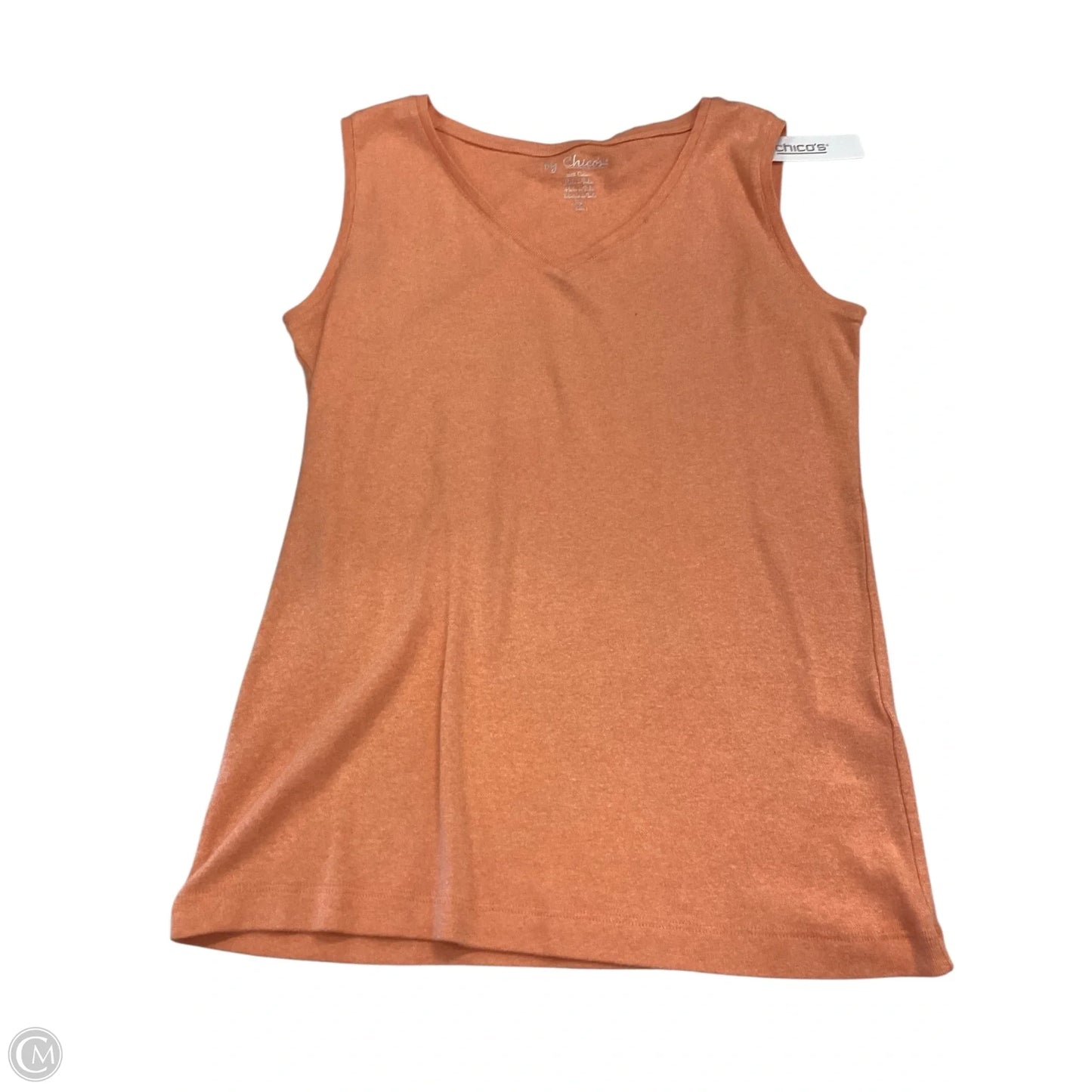 Tank Top By Chicos In Orange, Size: M